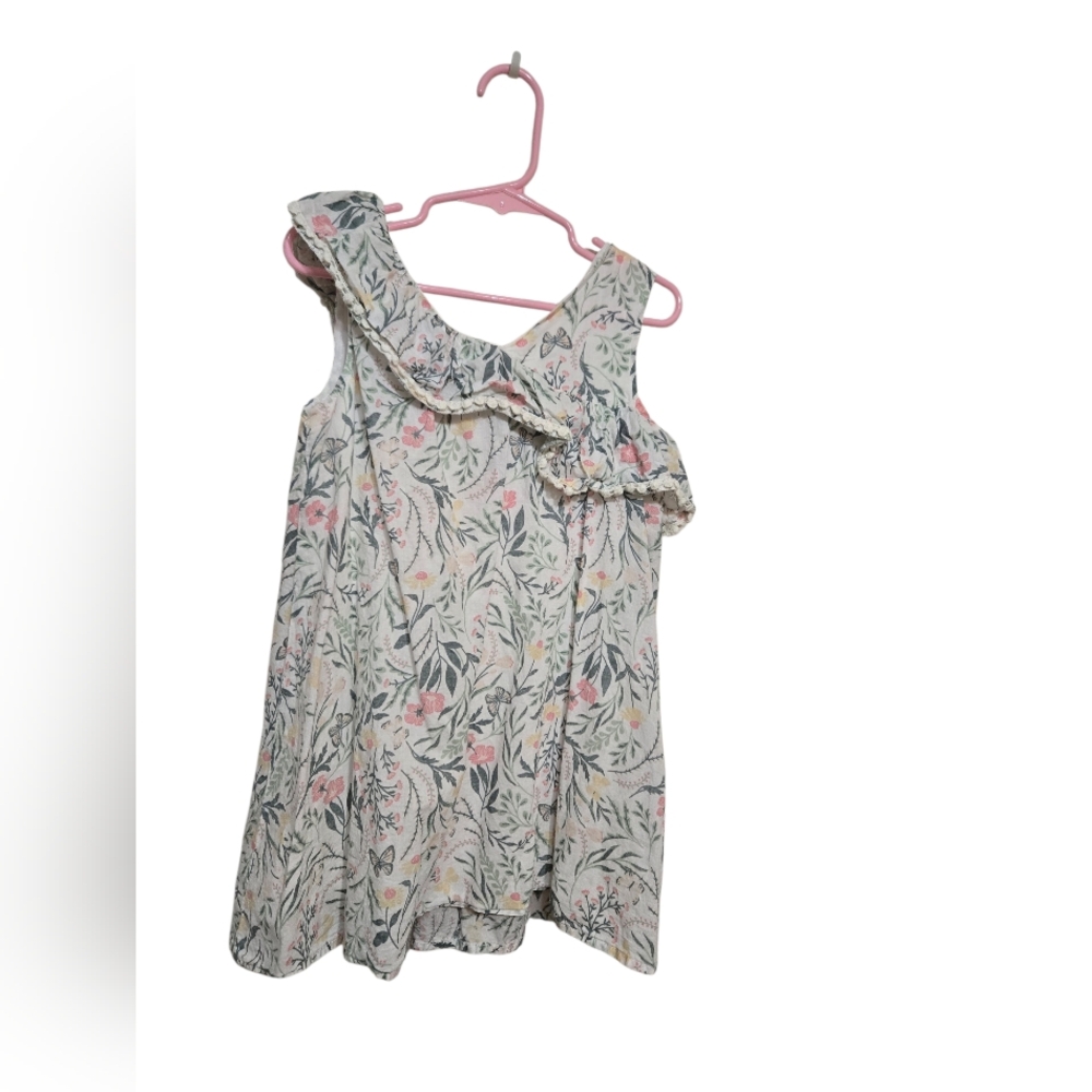 Rachel Zoe Floral Kids Dress - Pink and Green - Size 4T - Gently Used